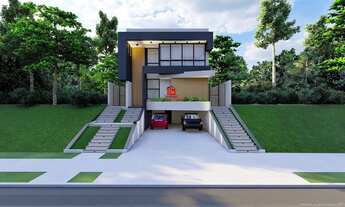 Imagem 4: Casa Duplex no Alphaville 4 Piscina e Churrasqueira 3 Suites + Escritorio