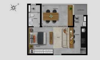 Imagem 3: Apartamento à venda, 1 quarto, 1 vaga, Vale do Sereno - Nova Lima/MG