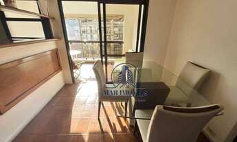 Imagem 3: Flat à venda no Guarujá, na praia das Pitangueiras, 02 vagas de garagem e lazer