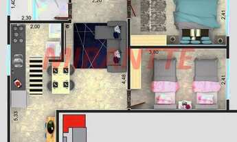 Imagem 7: Apartamento de 38m² com 1 quartos em Nova Cerejeira