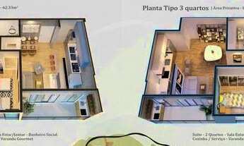 Imagem 2: Apartamento para venda possui 90 metros quadrados com 2 quartos em Corrêas - Petrópolis