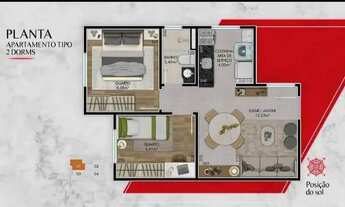 Imagem 3: Apartamento à venda, 2 quartos, 1 vaga, Caiçaras - Belo Horizonte/MG