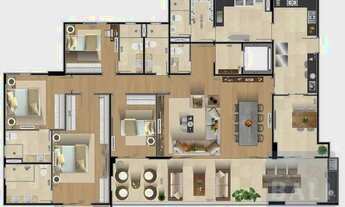 Imagem 3: Apartamento à venda, 211 m² por R$ 1.212.000,00 - Jardim das Nações - Taubaté/SP