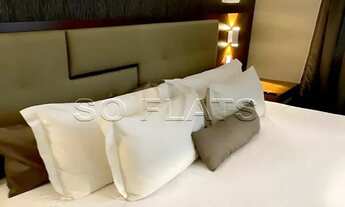 Imagem 5: Flat estilo studio em Moema na Avenida Ibirapuera disponível para locação