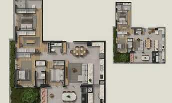 Imagem 6: APARTAMENTO com 3 dormitórios à venda por R$ 1.603.074,00 no bairro Cabral - CURITIBA / PR