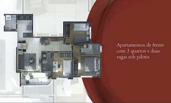 Imagem 2: Apartamento à venda, 2 quartos, 1 suíte, 2 vagas, Cabral - Contagem/MG