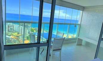 Imagem 7: Aluguel apartamento tipo studio, 47m², VISTA TOTAL MAR, quarto/sala - Rio Vermelho - Salva