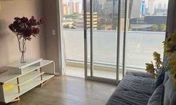 Imagem 4: Apartamento no Brooklin!!! Com 50m2, 1 dormitório, sala, 1 banheiro, varanda e 1 vaga de g