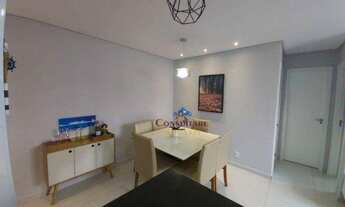 Imagem 2: Apartamento com 2 dormitórios à venda, 46 m² por R$ 245.000,00 - Castelo - Santos/SP