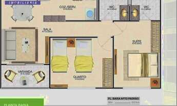 Imagem 7: Apartamento com 2 dormitórios à venda, 50 m² por R$ 128.000,00 - Barrocão - Itaitinga/CE