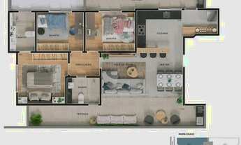 Imagem 5: Área privativa à venda, 3 quartos, 1 suíte, 2 vagas, Nova Suíça - Belo Horizonte/MG