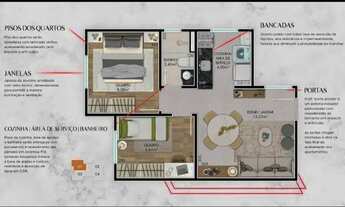 Imagem 5: Apartamento à venda, 2 quartos, 1 vaga, Caiçaras - Belo Horizonte/MG