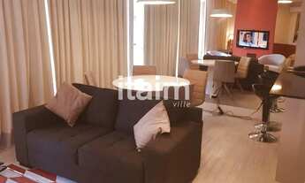 Imagem 3: Flat Totalmente Mobiliado para locação, com 1 Dormitório , 66m² , 2 vagas na garagem e loc