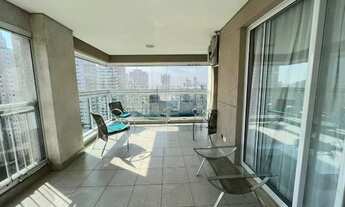 Imagem 3: Apartamento para locação, com 206m², 3 dormitórios/suítes, 5 banheiros, lavabo, 3 salas, 3