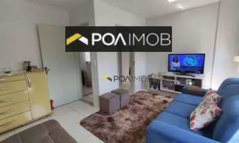 Imagem 2: Apartamento com 2 dormitórios para alugar, 60 m² por R$ 2.050/mês - Pátria Nova - Novo Ham