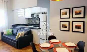 Imagem 5: 01 QUARTO, andar ALTO, totalmente MOBILIADO, vista parcial MAR, para alugar, 44 m² por R