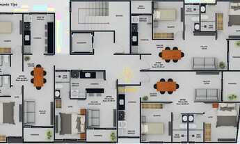Imagem 2: Apartamentos com varanda / sacada nas proximidades de supermercado, padarias e restaurante