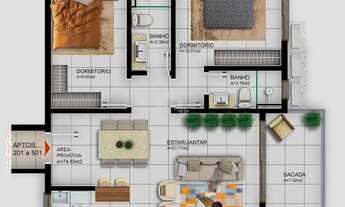 Imagem 7: Apartamento à venda no Residencial Grey