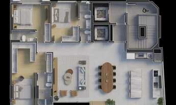 Imagem 4: Apartamento à venda, 4 quartos, 4 suítes, 3 vagas, Balneário Perequê - Porto Belo/SC