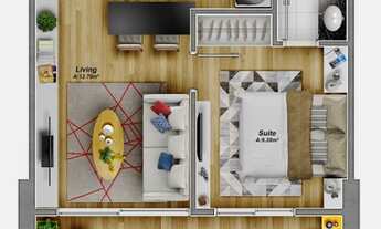 Imagem 6: Apartamento para venda com 46 metros quadrados com 1 quarto em Marco - Belém - PA