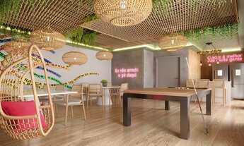 Imagem 3: Formato: ResidencialTipologia: 40 Q/S com 28,76m² 64 Stúdios com 19,55m²