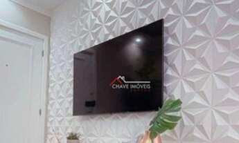 Imagem 3: Apartamento com 2 dormitórios à venda, 64 m² por R$ 561.800,00 - Marapé - Santos/SP