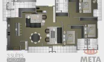 Imagem 4: Apartamento com 3 dormitórios à venda, 203 m² por R$ 1.973.268,31 - América - Joinville/SC