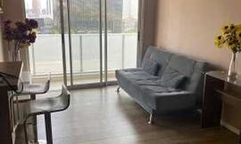 Imagem 7: Apartamento no Brooklin!!! Com 50m2, 1 dormitório, sala, 1 banheiro, varanda e 1 vaga de g