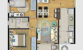 Imagem 3: Apartamento com 2 dormitórios à venda, 48 a 50m² a partir de R$ 385.800 - Santa Teresinha