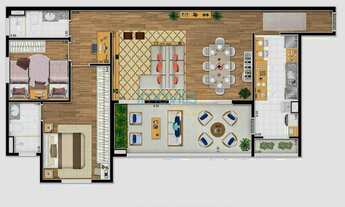Imagem 7: Apartamentos à venda - 2 e 3 dorms - 69 a 109 m² - Syrah Residence - Bosque Flamboyant - T
