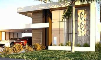 Imagem 2: Casa en construção à venda com 03 suítes, espaço gourmet e piscina, previsão de entrega fe