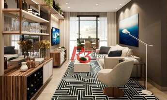 Imagem 4: Apartamento com 2 dormitórios, 1 siíte, à venda no bairro Aparecida - Santos/SP