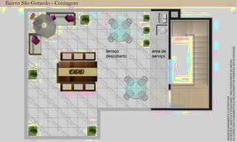 Imagem 3: Apartamento à venda, 2 quartos, 1 vaga, São Gotardo - Contagem/MG