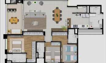 Imagem 4: APARTAMENTO com 3 dormitórios à venda por R$ 1.603.500,00 no bairro Bigorrilho - CURITIBA