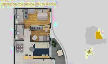 Imagem 6: APARTAMENTO com 2 dormitórios à venda por R$ 1.277.520,74 no bairro São Francisco - CURITI