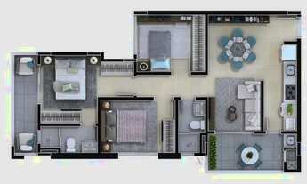 Imagem 3: Apartamento - 3 dormitórios - 1 Suíte - localizado em Balneário Camboriú / Centro REF: DW6