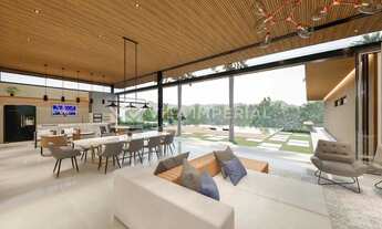 Imagem: Uma casa de campo com arquitetura contemporânea