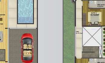 Imagem 3: Casa para Venda no bairro Várzea do Ranchinho em Camboriú, 3 quartos sendo 3 suítes, 2 vag