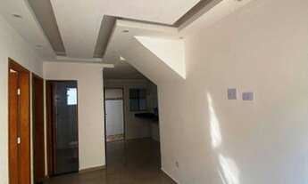 Imagem 4: Casa sobreposta alta, nova, com 2 dormitórios à venda, 43 m² por R$ 235.000 - Nova Mirim