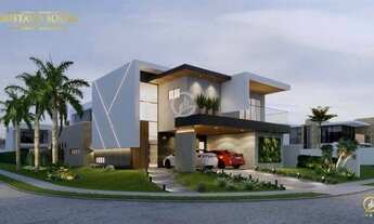 Imagem 1: Casa de esquina em construção em terreno privilegiado! Condomínio Alphaville Fortaleza!