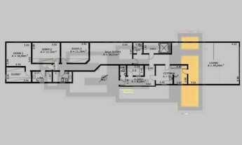 Imagem 3: Apto locação - 3 dorm sendo 1 suite com terraço, 2 vagas - 190m² - Academia - 1 Qaudra da