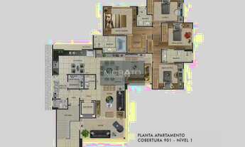 Imagem 3: Apartamento Garden à venda, 4 quartos, 2 suítes, 4 vagas, Castelo - Belo Horizonte/MG