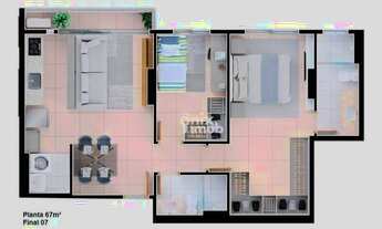 Imagem 7: Apartamento com 2 dormitórios à venda, 62 m² por R$ 510.000,00 - Setor Bueno - Goiânia/GO