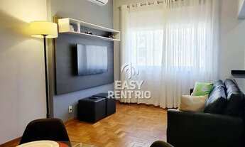 Imagem 4: 01 QUARTO, andar ALTO, totalmente MOBILIADO, vista parcial MAR, para alugar, 44 m² por R
