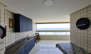 Imagem 2: Apartamento vista mar para venda com 155 m² com 3 quartos em Aviação - Praia Grande - SP