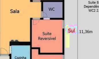 Imagem 6: Apartamento de 3 qts em Boa Viagem próximo ao Shopping Recife, 72m2 e 01 garagem coberta