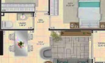 Imagem 2: Apartamento com 2 dorms, Aviação, Praia Grande - R$ 576 mil, Cod: 12193