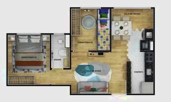 Imagem 3: APARTAMENTO NA PLANTA NA SAPIRANGA/ ENTRADA PARCCELADA / FINANCIAMENTO CAIXA MCMV