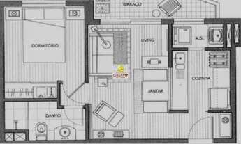 Imagem 6: Apartamento à venda, Vila Nova Conceição, 41m², 1 dormitório, 1 vaga!