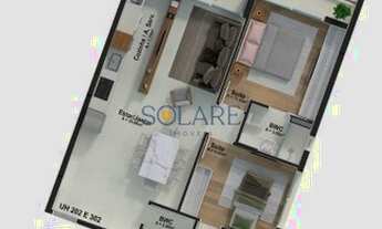 Imagem: Apartamento na planta de 2 suítes e 2 vagas